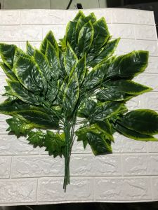 Cành lá kim tứ trang trí decore combo 10 cành