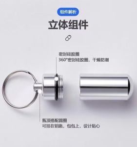 Hộp Đựng Thuốc Chống Thấm Nước Bằng Kim Loại Ngoài Trời Hộp Đựng Thuốc Nhỏ Hộp Đựng Que Đánh Răng Hộp Đựng Cotton Swab Hộp Đựng Tai Hộp Đựng Thuốc Di Động