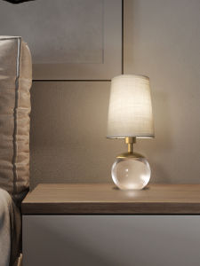 ZHENMEIJU | Luxury High-End Modern Bedside Copper Crystal Table Lamp