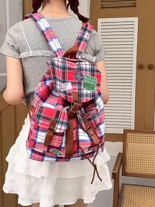 กระเป๋าเป้สะพายหลังผู้หญิงแฟนชั่น ขนาด 15 นิ้ว ใช้ได้ทั้งวัยเรียนและวัยทำงาน กระเป๋าเป้สะพายหลัง