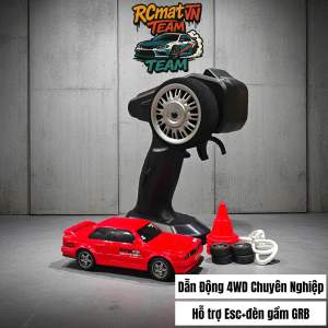 Xe Điều Khiển Mini Drift Whoosh Japan Legend 1/43 2025 +20km – Tốc độ cao nhất 4WD Đèn gầm GRB đổi màu Điều tốc
