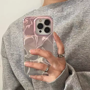 Ốp Lưng Điện Thoại Di Động Bằng Vải Satin Màu Bạc Hồng Dành Cho Nữ Dành Cho Honor 300 pro 200 90GT 70 60 V40 X40 Silica Gel