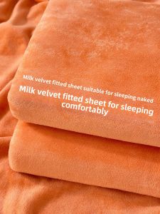 Kiss Dear | Thickened Milk Velvet Bed Skirt 3 Piece Set
