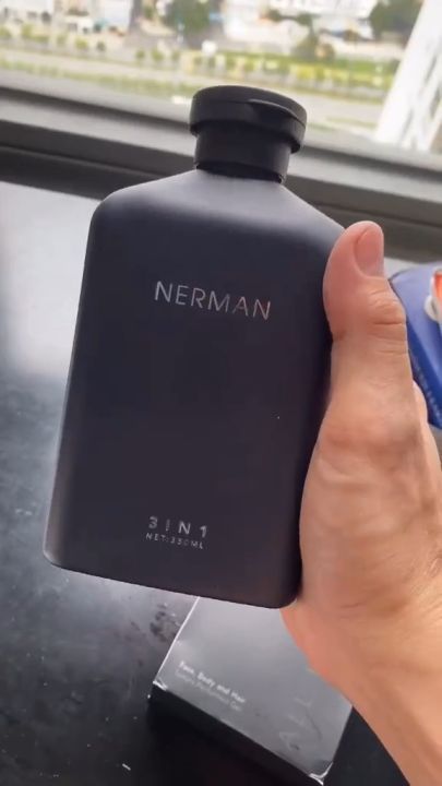 Sữa tắm gội hương nước hoa cao cấp Gentleman 3 in 1 NERMAN dung tích ...