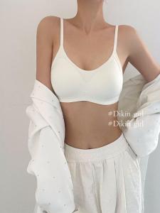 เสื้อชั้นในไร้โครง Dikin Girl 2024 สำหรับผู้หญิง สายเดี่ยว ระบายอากาศได้ดี ทรงเกาะอก ไร้รอยต่อ เสื้อชั้นในแบบเกาะอก