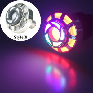 1X Motorcycle Universal Strobe Brake Lights Angel Eye Rear Lights LED Warning Lamp Motorbike Brake Flash Strobe Lamp Accessories