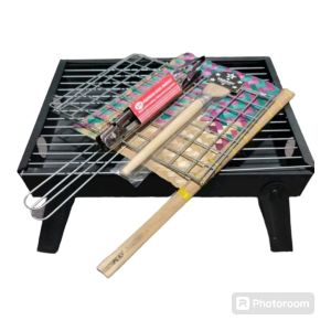 Portable/Panggangan sosis/sate/ikan paket lengkap