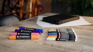 ปากกามาร์คเกอร์สี เพอร์มาเพ็ค XZPK-SN ยี่ห้อ ซากูระ ลบได้ด้วยผ้าชุปน้ำ sakura marker