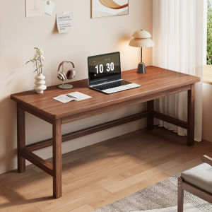 ZHUOHE | Long Solid Wood Study Table Modern Minimalist Home Desk