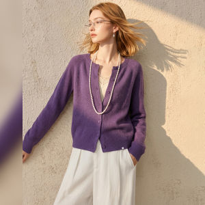 Stylish and Versatile Purple Cardigan