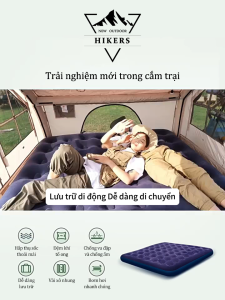 Nệm bơm hơi tự động giường bơm hơi chống ẩm ngoài trờisiêu êm đệm gấp gọn