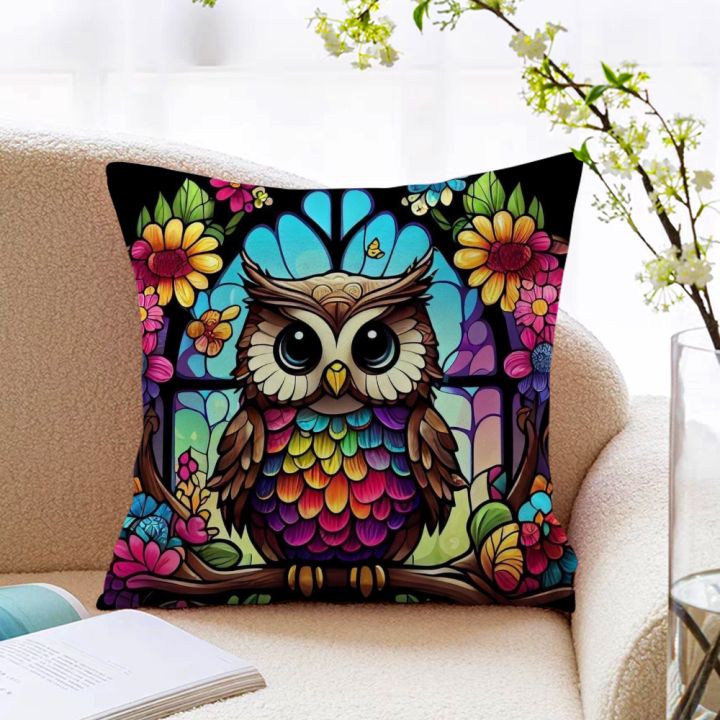 Colored Owl Alastor Honkai Impact Wally Darling Yastık Pillow Cover ...