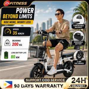 24 Hour Fitness Rechargeable Electric Motorcycles with Backrest Waterproof Strong power Resistant Tires E-Bike
