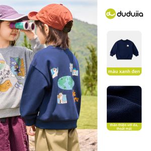 DUDUJIA | Áo Hoodie Dài Tay Cho Bé Phong Cách Thu