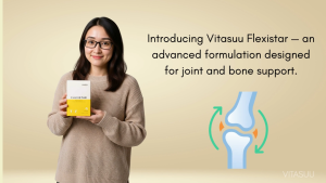 VITASUU FlexiStar Strong Joint Joint Repair & Bone Nutrition Powder15sX6g 强关节海藻钙补骨抗炎消肿营养素
