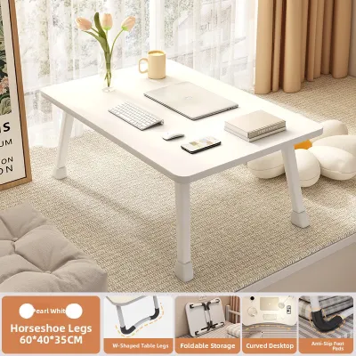 Modern Minimalist Foldable Small Table Tatami Floor Sitting Study Desk Home Use Window Bench Low Table Large Size Bed Side Table