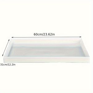 Khuôn Silicon Hình Chữ Nhật Lớn Có Thể Tái Sử Dụng Dùng Làm Khuôn Đúc Gỗ Pallet & Bàn Cà Phê Kích Thước 61x31cm Dành Cho Nghệ Thuật Resin Tự Làm