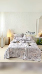 🕌Bộ Lụa Lyocell Lenzing Phù Dung Hoa Chính Phẩm Nhập Khẩu Chăn Ga Gối Đẹp Mê Mẫn _ Nemtot Bedding