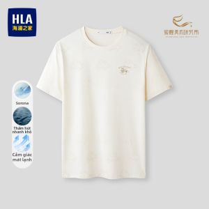 HLA | Áo Thun Tay Ngắn Thoáng Khí Hút Ẩm