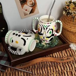 Creative Vase Design Ceramic Mug