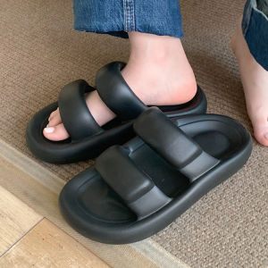 แถบบางฤดูร้อนรองเท้าแตะตาข่ายดาวเย็นสําหรับผู้หญิงสวมใส่กลางแจ้งที่ทันสมัยพร้อมความรู้สึกขั้นตอนเพิ่มรองเท้าแตะสายรัดคู่แต่เพียงผู้เดียวหนา