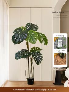 LIANYOU | Decorative Artificial Monstera Plant High-end Faux Greenery