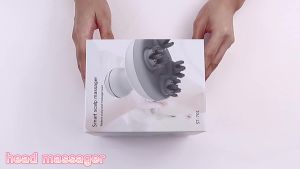 Máy Mát Xa Da Đầu Không Dây Bằng Điện Cầm Tay Di Động Giúp Kích Thích Mọc Tóc Làm Sạch Sâu Thư Giãn Giảm Stress Chất Liệu ABS & TPR