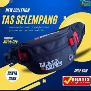 tas waistbag selempang pria waterproof terbaru premium murah