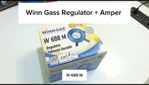 Regulator Winn Gas 688 meter W688M Dus Biru Ampere