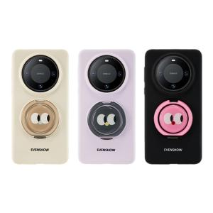 Evenshow 2025 New Liquid Silicone Phone Case with Stand for Huawei Mate70 pro 60 Anti-Fall Protective Cover with Lanyard Chain Unique Premium Full Body Shell