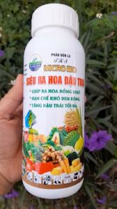 SIÊU RA HOA ĐẬU TRÁI 500ml Hạn Chế Rụng Hoa  Tăng Đậu Trái Tối Đa