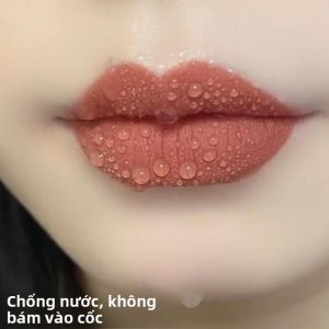 Son Môi Chống Thấm Nước Màu Cà Phê Sữa Không Dính Cốc Lâu Trôi Dưỡng Ẩm Lâu Trôi Màu Cà Rốt Son Môi Lâu Trôi Màu Cà Phê Sữa