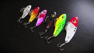 6PCS Metal VIB Lure 5g 7g 10g 15g 20g 3D Eyes Spoon Spinner Balancer Fishing Lure Sinking Jig Hard Bait Fishing Tackle