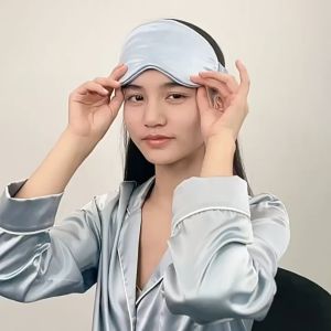 หน้ากากปิดตานอนหลับ โฟมเมมโมรี่ 3D ปิดทึบแสง 100% นุ่มสบาย สําหรับผู้หญิง และผู้ชาย หน้ากากปิดตา