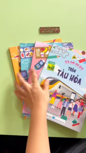 Sách thiếu nhi - Trò chơi cho trẻ (30++ hoạt động viết giải đố... theo chủ đề) combo 4 tập - Đinh Tị Books
