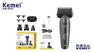 Kemei | Bộ Chăm Sóc Đa Năng 4 Trong 1 Kemei KM-8537 Dành Cho Nam Máy Cạo Râu Dao Động Sạc USB Kèm Máy Cắt Tóc Máy Cạo Điện Cho Toàn Bộ Khuôn Mặt