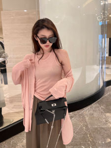 Bộ Đồ Hai Mảnh Superniniyy Creamy Mist Soft Paper Human Lazy Drapey Sunscreen Vest Cardigan Dài Tay Thời Trang Mùa Xuân