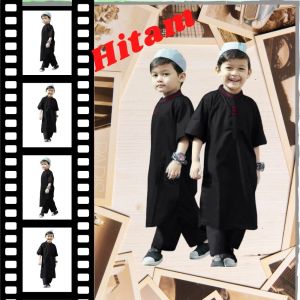 Baju Koko Anak Laki Laki Model Pakistan + Free Peci