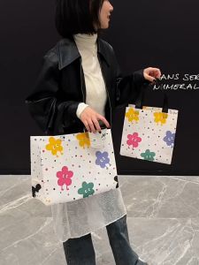 RAINBOW BEANS Printed Non Woven Bag for Packaging Gifts Parties Shopping Souvenirs Business