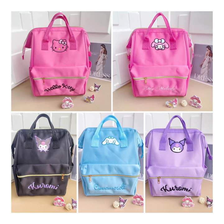 hello kitty anello backpack ✨ Sanrio Anello Backpack ✨ ✓ Available in: Kuromi/Cinnamoroll/Melody/Hello  Kitty Character Design Backpack Faux Leather Casual Backpack Tablet Pocket  Backpack - Lazada