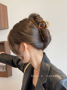 Kẹp Tóc Acetate Metal Pháp Cỡ Lớn Dành Cho Nữ Kẹp Tóc Đuôi Cá Kẹp Tóc Thời Trang Mới 2024 Phụ Kiện Tóc Dễ Thương