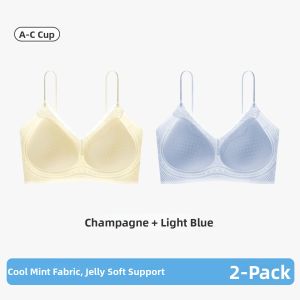 COSMO LADY | Lace Seamless Underwear Small Chest Boosting Gathered Steel-Free Supporting Side Fat Reduction Bra