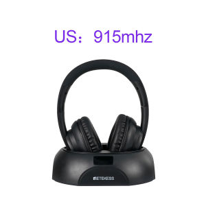 RETEKESS TA006 Wireless Headphone TV Watching Rechargeable Wireless Earphone with Transmitter Support Coaxial Fiber 3.5 AUX RCA