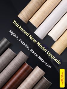 KEERMAN | Thick Wooden Texture Removable Wall Paper