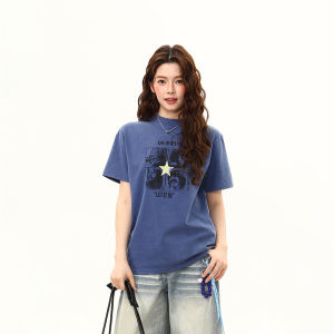 WILDAZI | American Style Graphic Print Box Boxy Tshirt