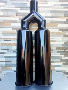 knalpot suara brong dobel corong truk canter euro4 Dyna Dutro Isuzu giga nmr71