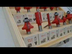 12pcs (6.35mm)1/4 Inches Shank Router Bit Set Trimming Straight Milling Cutter Wood Bits Tungsten Carbide Cutting Woodworking Trimming