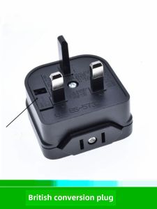 Standard Two-prong Plug American to British 13A5A with Fuse Converter Plug British Standard Converter Chinese Manufacturer