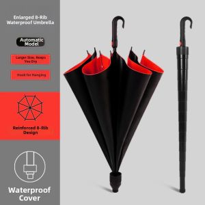 MUZHOUYU | Windproof And Rainproof Strong Durable Long Handle Umbrella