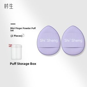 Mini Thumb Makeup Sponge Concealer Cheek Color Mini Puff Powder Brush Small Slipper Finger Tip Beauty Tool for Facial Makeup